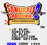 Samurai Shodown! 2 - Pocket Fighting Series
